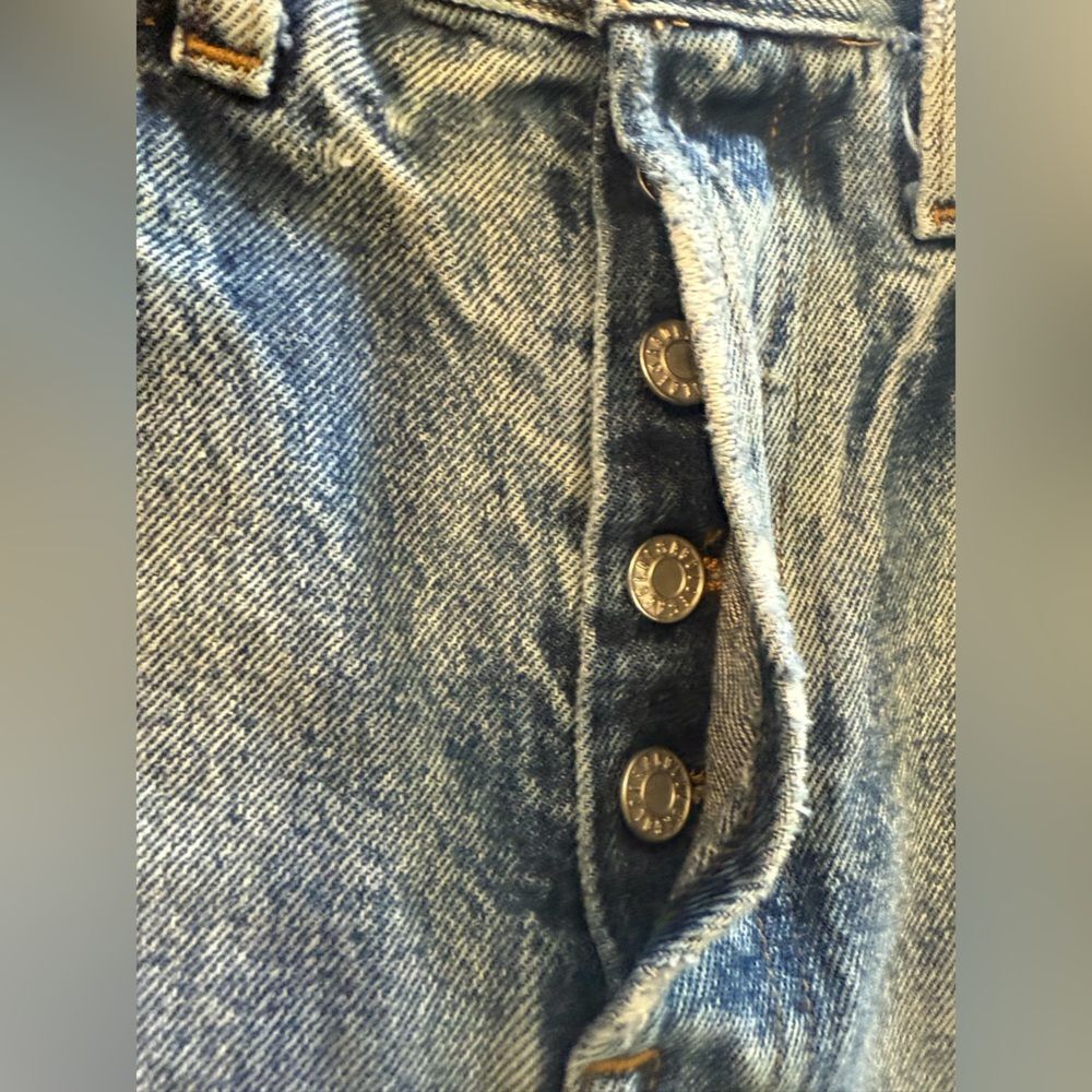 Agolde Riley High Rise Shorts 4.5" - Picture 6 of 8